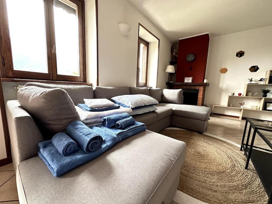3Br Villetta Con Panoramica Sul Lago Nesso Esterno foto