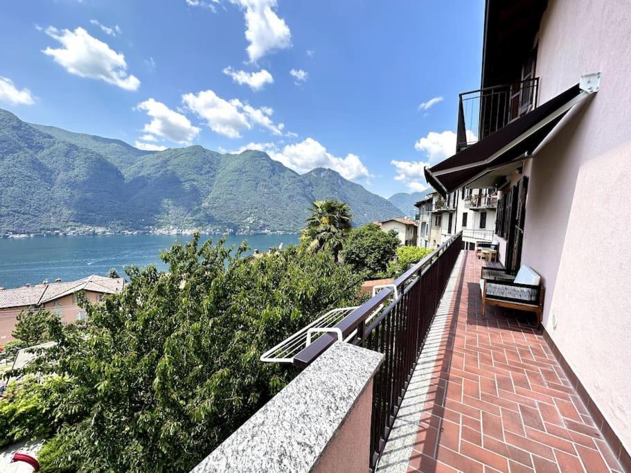 3Br Villetta Con Panoramica Sul Lago Nesso Esterno foto